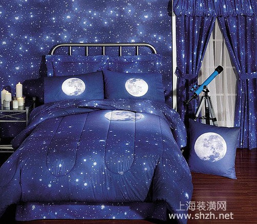 天空主题卧室设计 给你蓝天白云梦幻星空