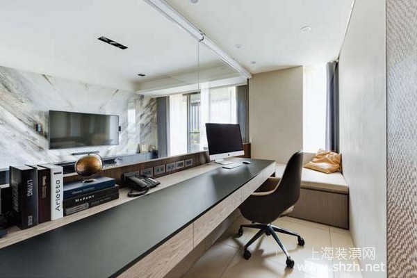 90平米两房一厅装修设计案例 让简约与华丽并存 上海装潢网