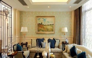 紫荆花园-客厅 欧式 厨房