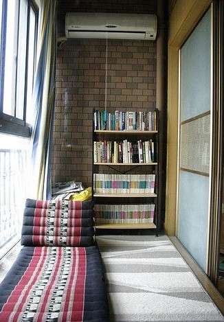 阳台改书房