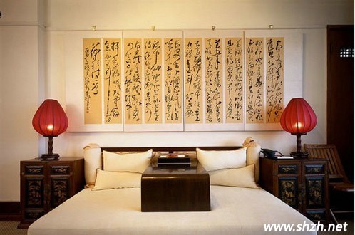 中式古典風(fēng)臥室