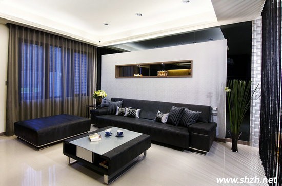 黑白灰簡約風別墅設計