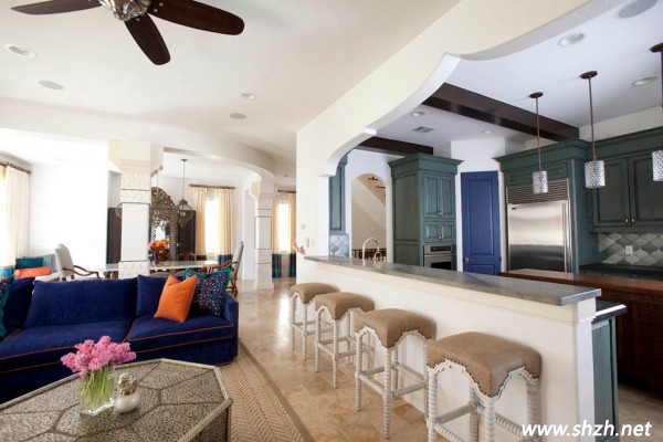 别墅混搭  吧台设计