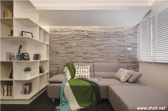 北欧风家居中的文化石