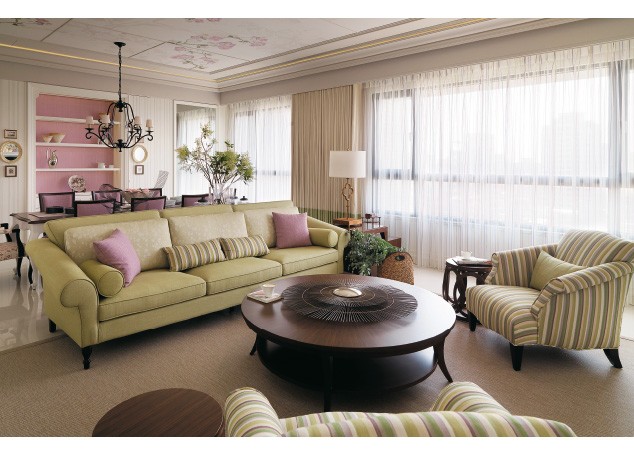 美式三居室装修