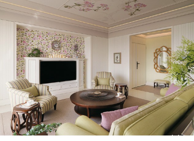美式三居室装修
