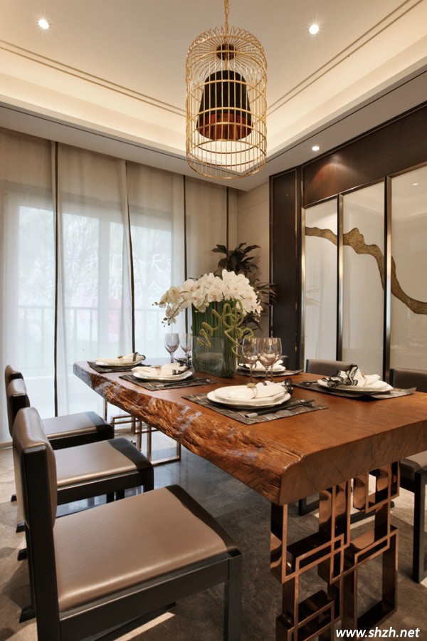 中式餐厅装修效果