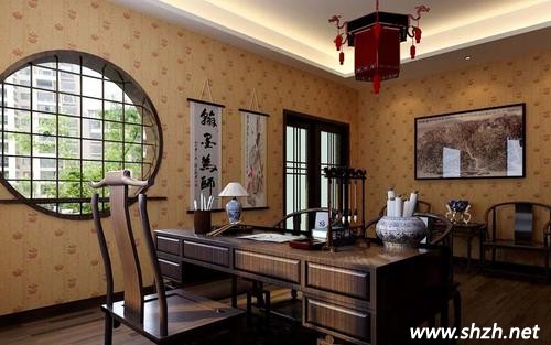 簡約中式風(fēng)格的書房設(shè)計(jì)