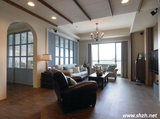 美式鄉(xiāng)村風格客廳裝修