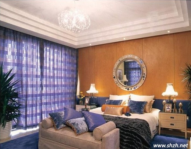 卧室 设计  美式古典