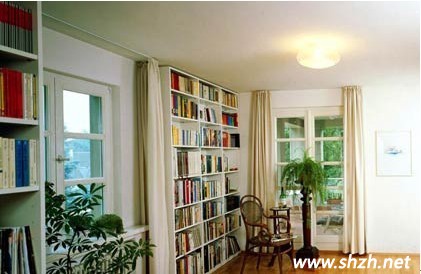 简单书房设计效果图