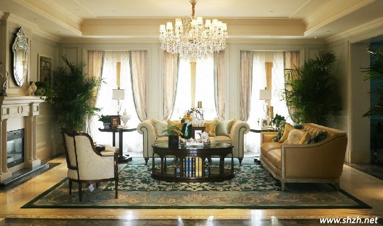 欧式田园风格客厅装修