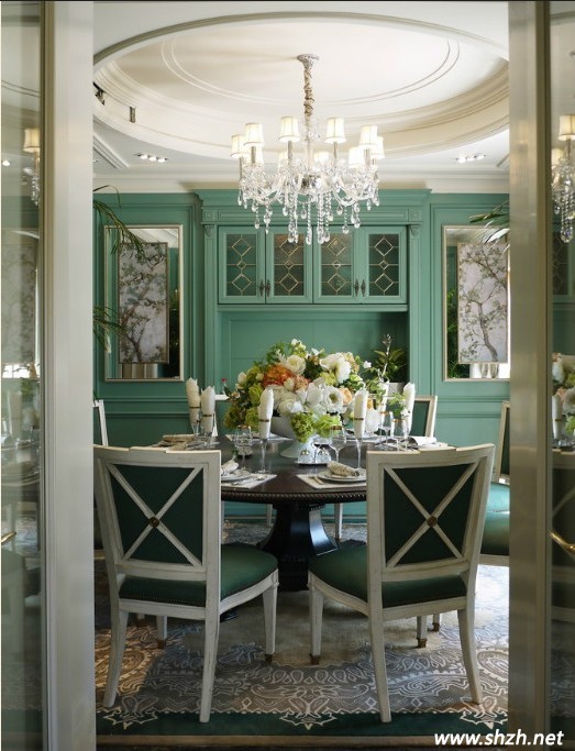 欧式田园别墅设计餐厅
