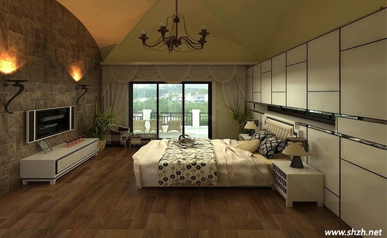 美式风格装修 卧室设计