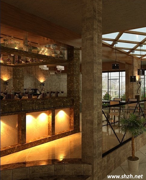 别墅装修吧台设计