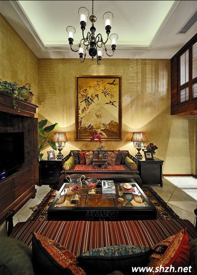 海派中式风客厅