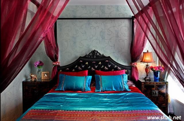 海派中式风卧室