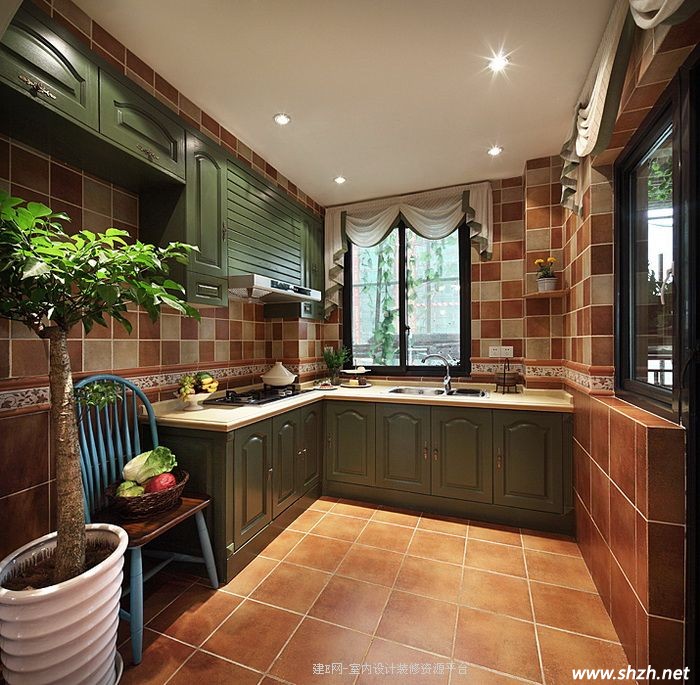 法式田园风厨房