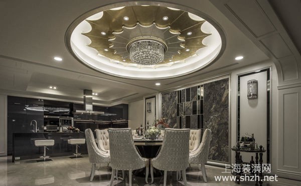 上海装修案例分享|新古典装修风格演绎低调奢华品味质感