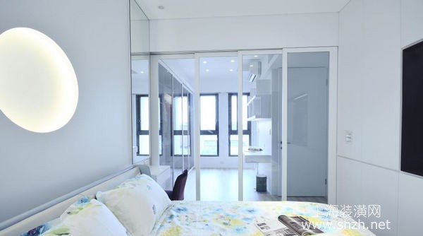 上海装修案例分享：小空间大视野，就在68平米白色现代小户型房