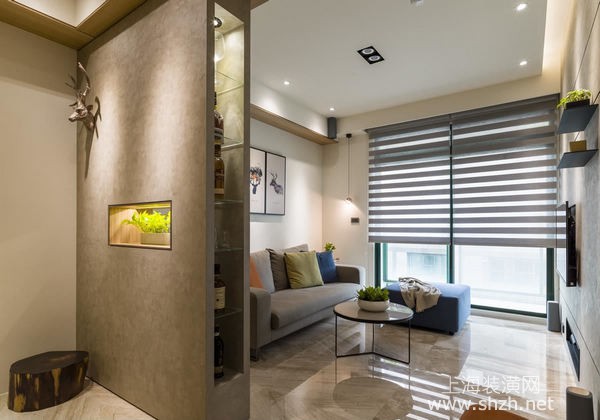 上海60平米小户型装修案例分享：自由设计让老房拥有豪宅质感
