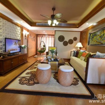 大部分人都不敢尝试的东南亚风格，其实也很温馨稳重