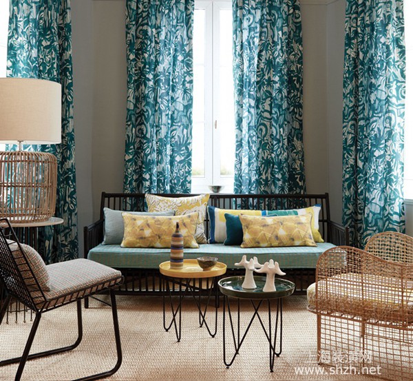室内装修用窗帘描绘居家优雅风情，五款质感窗帘分享