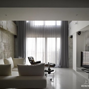 165平现代风复式别墅装修设计：跳脱格局框架，揽景入室享自然感生活