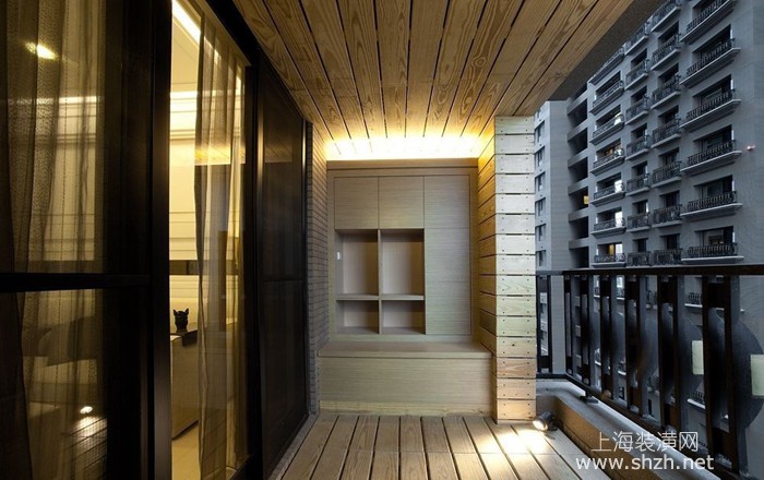 阳台规划储物柜 让收纳空间瞬间放大一倍 阳台装修 上海装潢网
