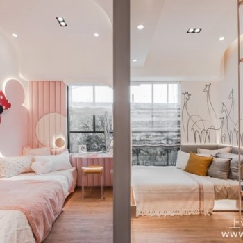 精致时尚融合童话元素设计，鲜亮色彩描绘超梦幻现代宅