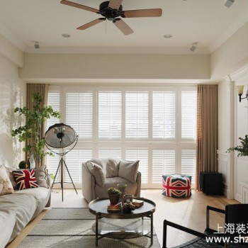 三室两厅美式风格装饰设计案例：享受浪漫惬意生活氛围