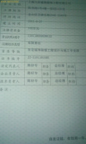 資質(zhì)證書施工與設(shè)計
