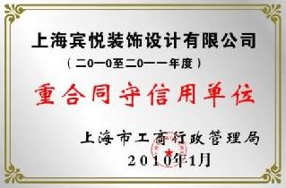 重合同守信用單位