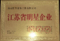 江蘇省明星企業(yè)證書