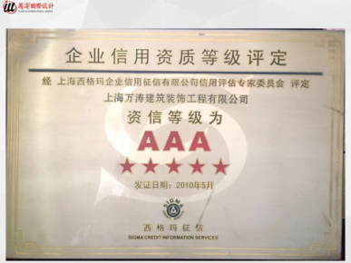 企業(yè)信用資質(zhì)等級評定