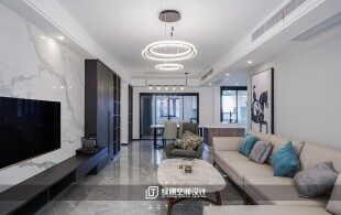 大理石邂逅木色，温暖与浪漫撞个满怀