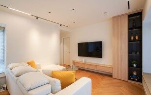 75m2双向采光原木风：将生活藏匿在空间中