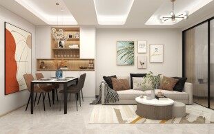 平凉路58㎡手枪户型项目