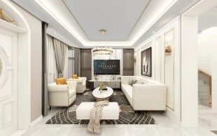 真南路243㎡现代风别墅