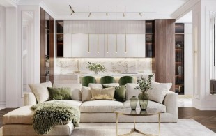 【别墅案例】黄铜+大理石，打造轻奢艺术之家