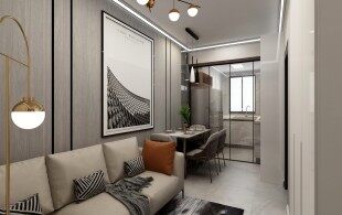 新沪路106㎡婚房设计