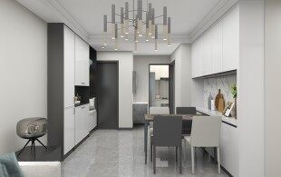 沿港河路89㎡毛坯设计