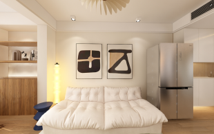 奉贤96m2婚房设计，细腻温柔的自然原木风格