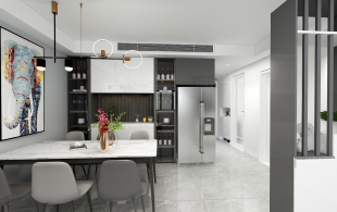 云台路102㎡户型改造