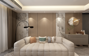 悦澜天地135平装修案例，轻奢品质，启阅非凡人生