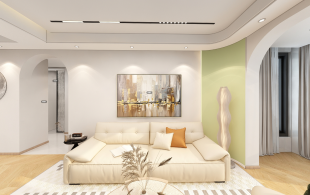 102m2轻法式奶油原木风，精致家居，惬意时光