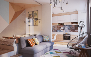 如何将40㎡装出90㎡的空间感，怎么舒服怎么来！