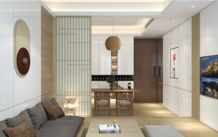 梅陇三村日式和风风格装修设计案例