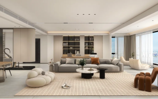 保利西岸大平层装修设计案例大平层设计