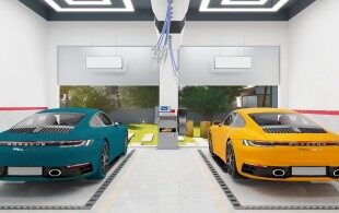 天猫汽车美容店装修设计案例 商业空间设计